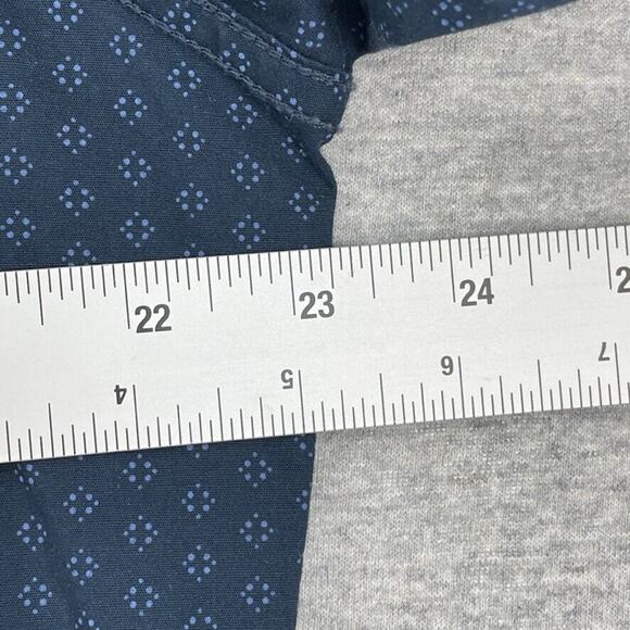 Wrangler Shirt Mens Large Blue Button Up Long Sleeve Western Flex Workwear - Picture 10 of 12